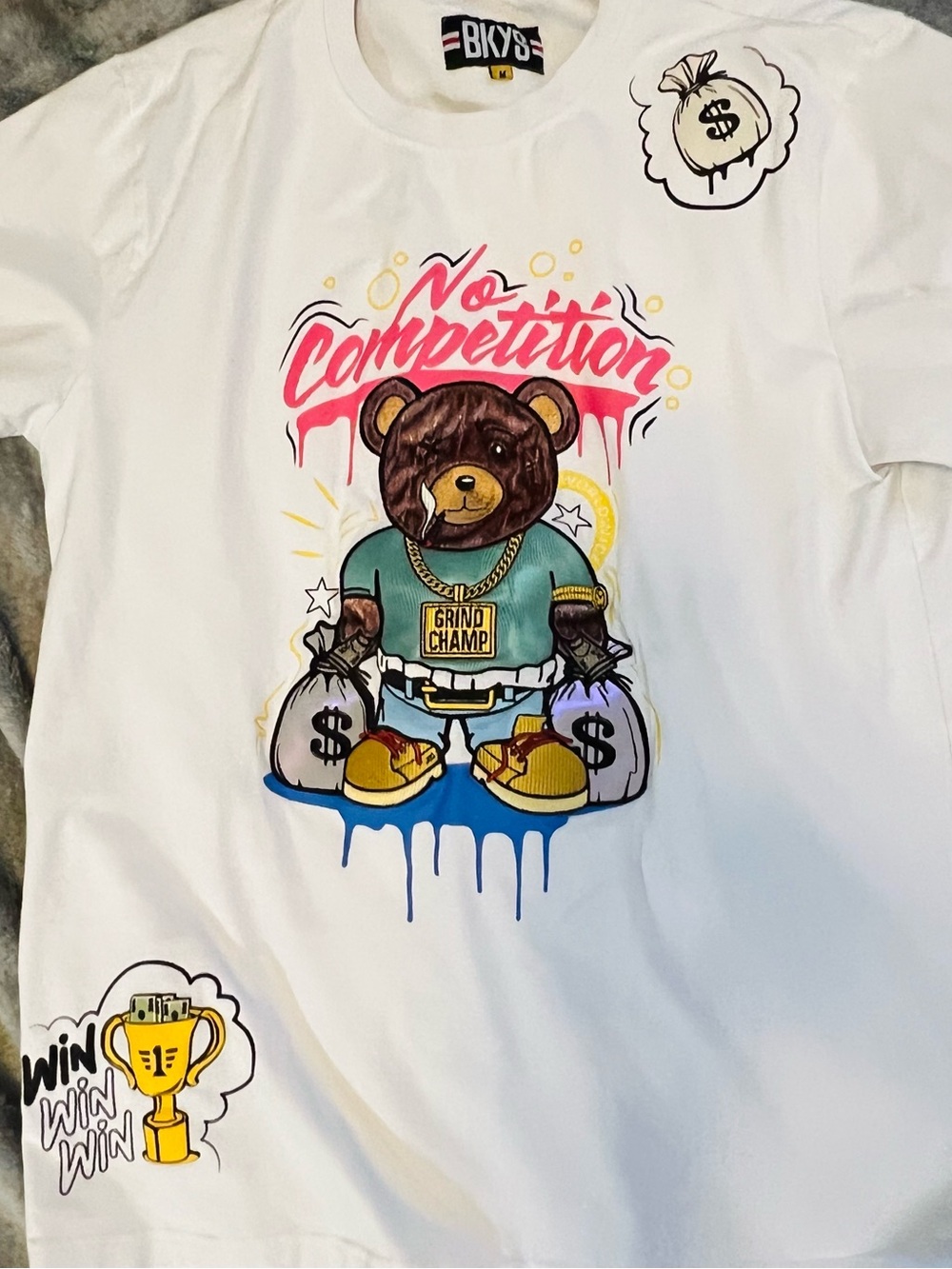 Men’s BKYS No Competition Bear Graphic Tee - Brand new… never worn !